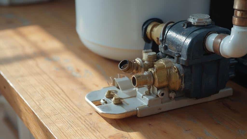 Est-ce normal qu'il reste de l'eau dans mon adoucisseur ?