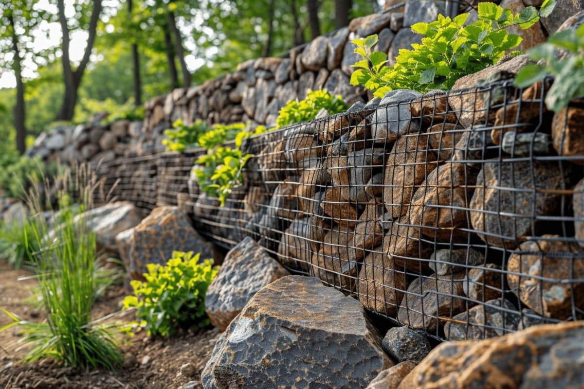 Comment construire un mur de soutènement en gabion ?