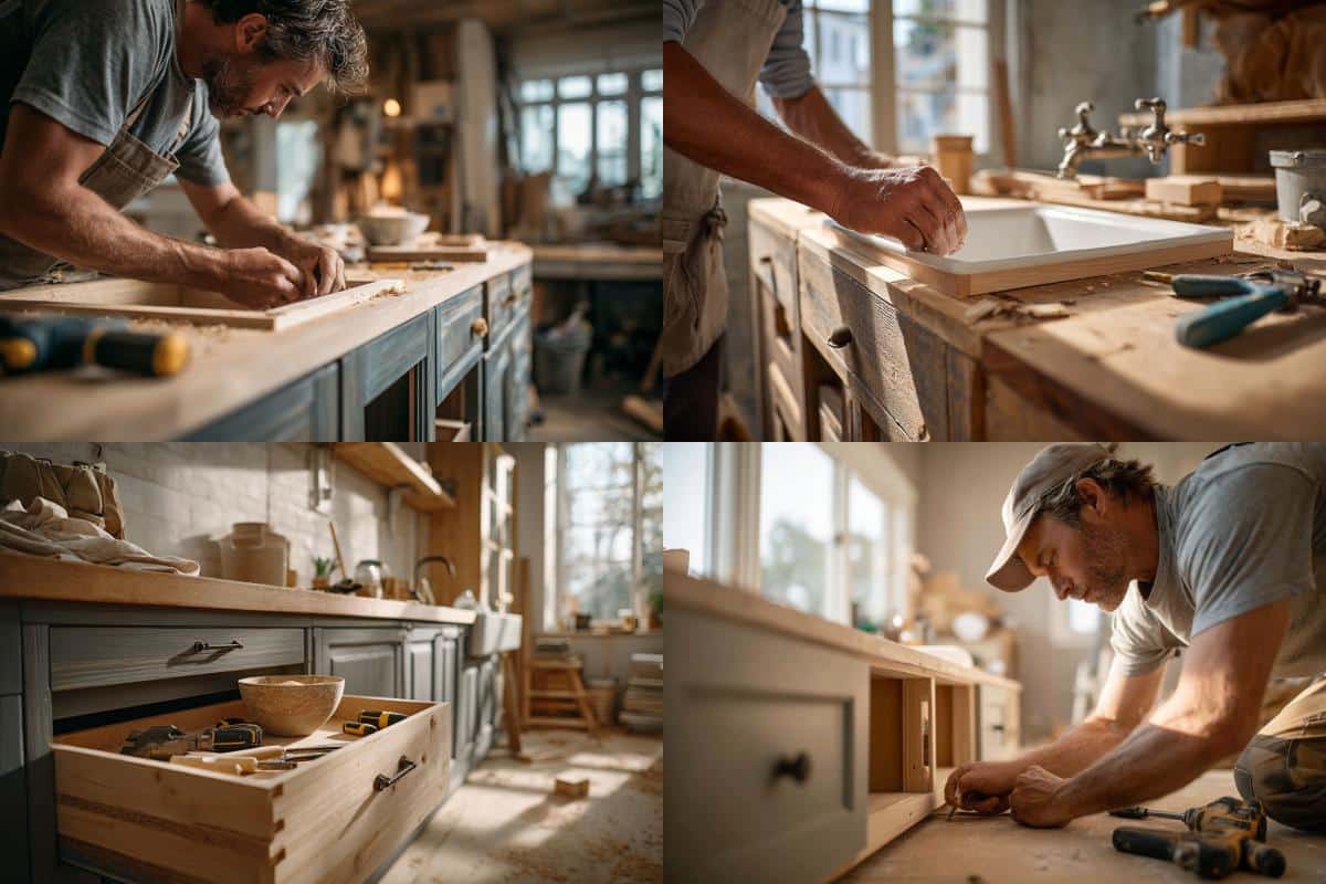 Comment découper un meuble sous lavabo ?