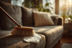 Comment nettoyer un canapé en tissu ?