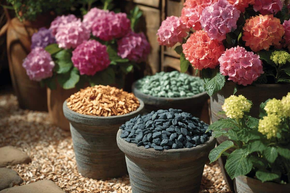 Que mettre au pied des hortensias ?