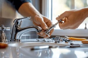 Comment démonter un mousseur de robinet intégré ?
